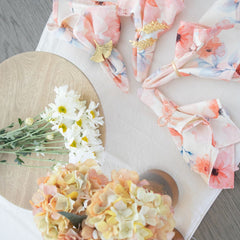 Servilleta flores rosadas Essenza (pack x 2)