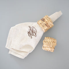 Servilletero Mimbre x4