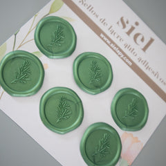 Sellos Lacre Autoadhesivos redondos