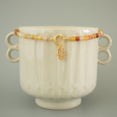 Collar Cristales Cornalina 6mm