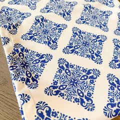 Camino de mesa azulejos