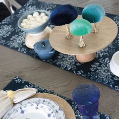 Camino de mesa Azúl Essenza