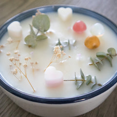 Velas soya pequeñas