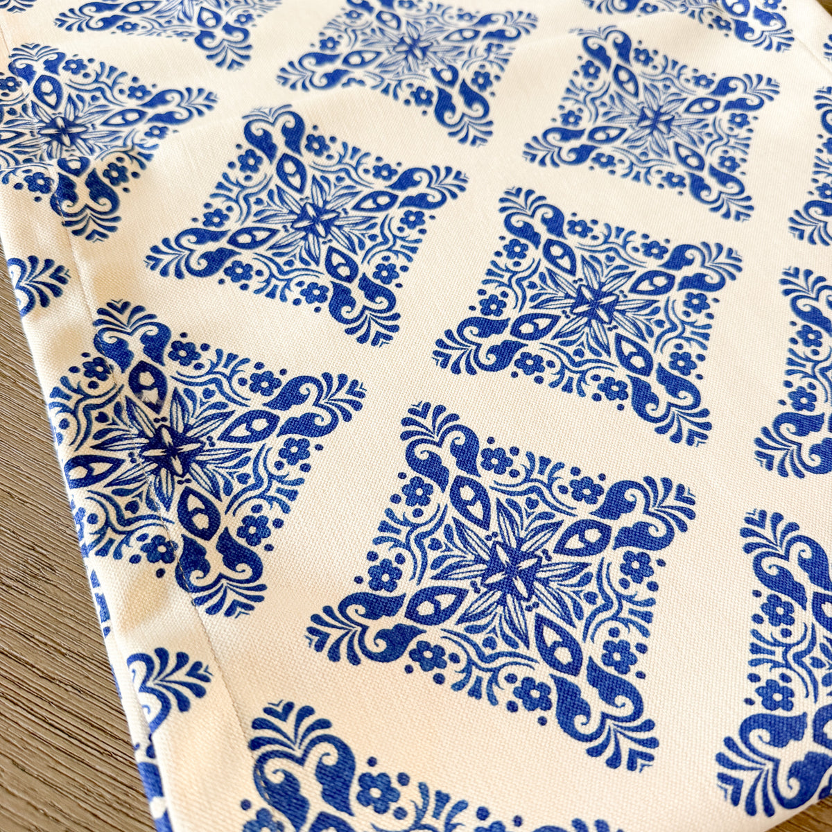 Camino de mesa azulejos