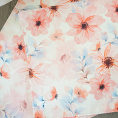 Individuales Flores rosadas Essenza (pack x 2)