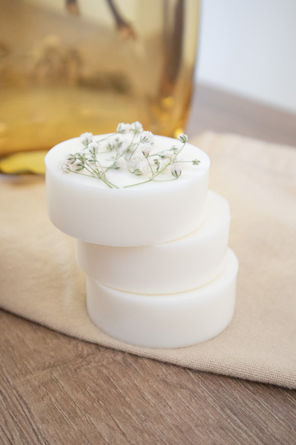 diseñadas para usarse como wax melts o velas aromáticas